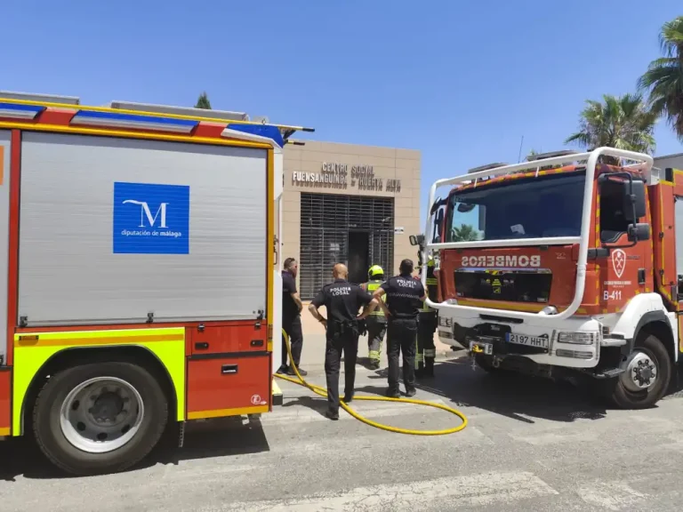Sofocado con rapidez un incendio en el Centro Social de Fuensanguínea 