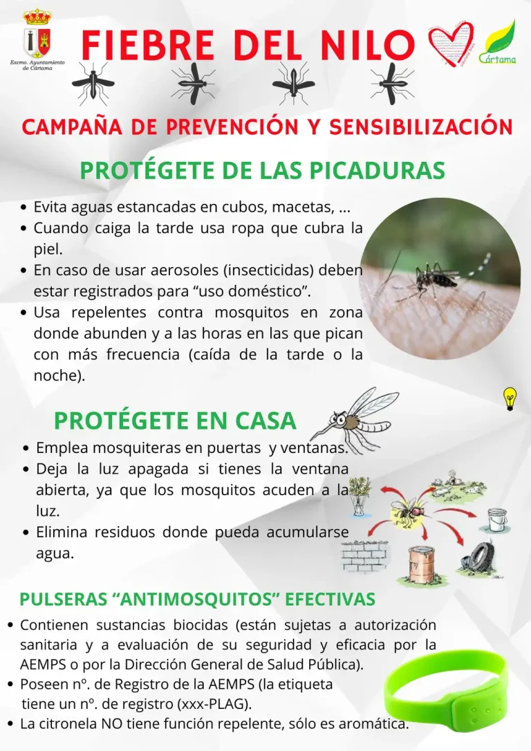 El Ayuntamiento de Cártama intensifica las labores de control del mosquito transmisor del Virus del Nilo Occidental