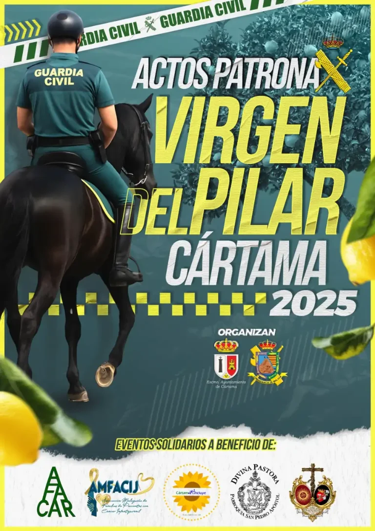 Cártama acoge el programa de actos de la Guardia Civil con motivo de la Virgen del Pilar