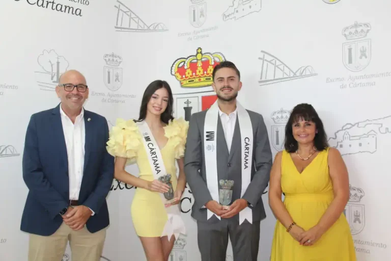 Alba Ortigosa y Felipe Fernández representarán a Cártama en la Gala Final de Miss y Míster Provincia de Málaga 2025