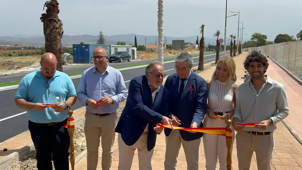 Alhaurín de la Torre mejora su acceso a la A-7 con un nuevo vial financiado por la Diputación