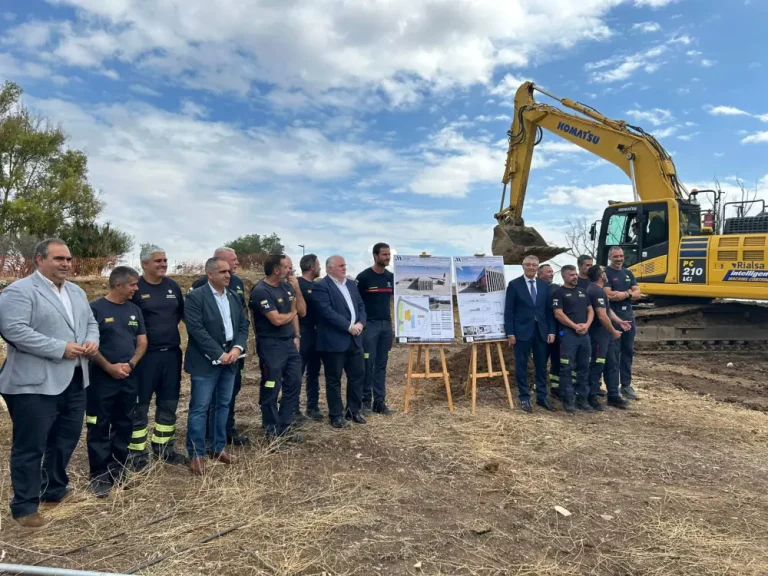 Inician las obras del nuevo parque de bomberos en Álora-Pizarra, que incluirá un equipo especializado en rescates de montaña